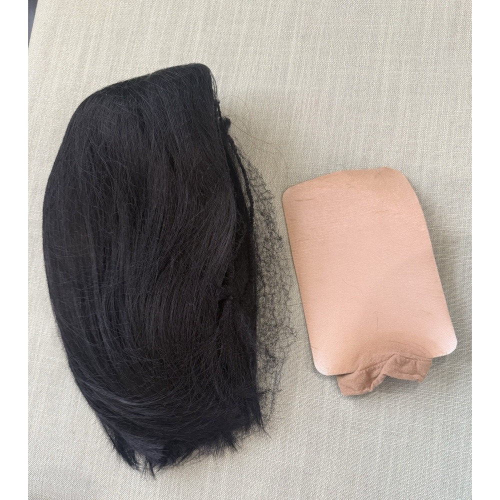 Black Bob Hair Wig Synthetic - Picture 8 of 10